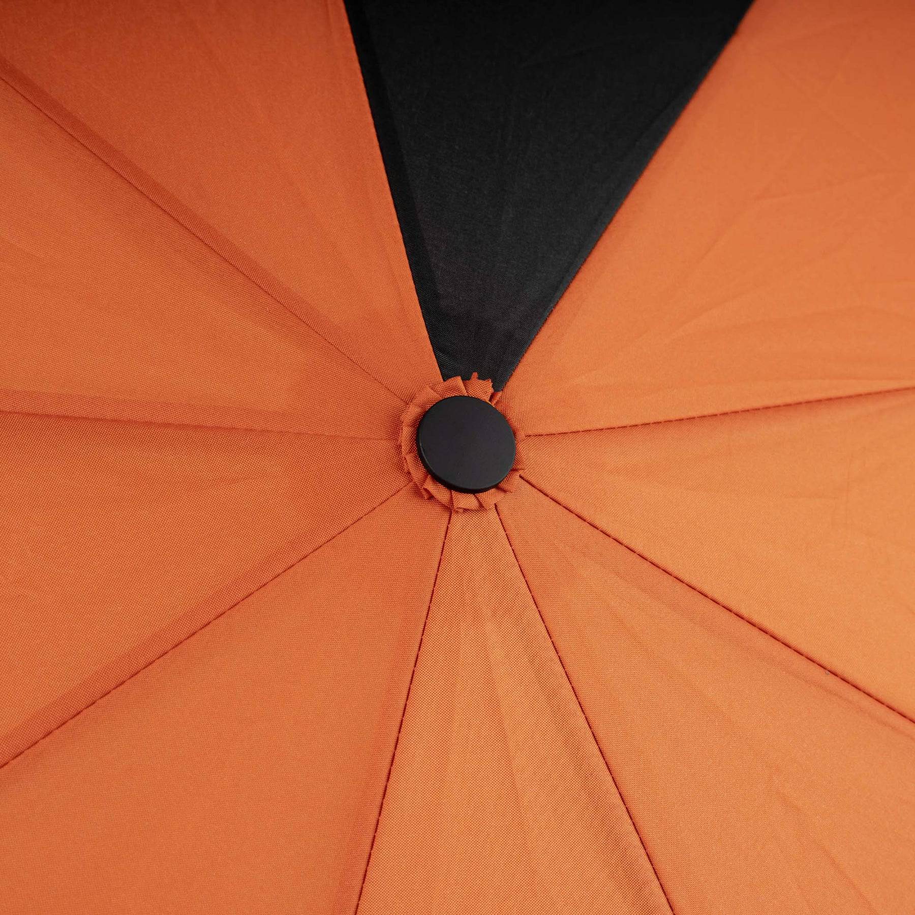 Roka Waterloo Recycled Polyester Umbrella Burnt Orange/Black-elevate your sole
