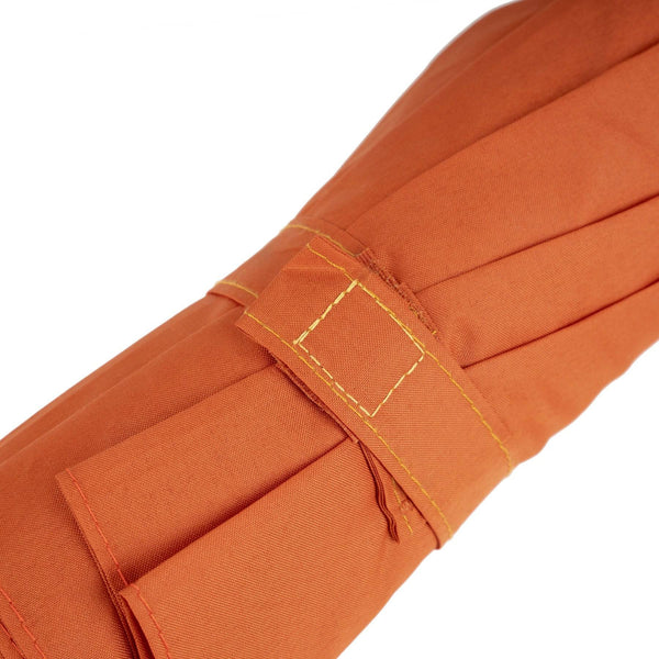 Roka Waterloo Recycled Polyester Umbrella Burnt Orange/Black-elevate your sole