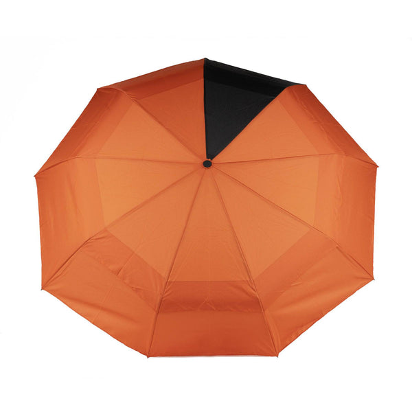 Roka Waterloo Recycled Polyester Umbrella Burnt Orange/Black-elevate your sole
