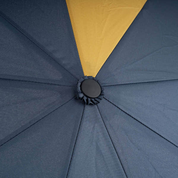 Roka Waterloo Recycled Polyester Umbrella Midnight/Corn-elevate your sole