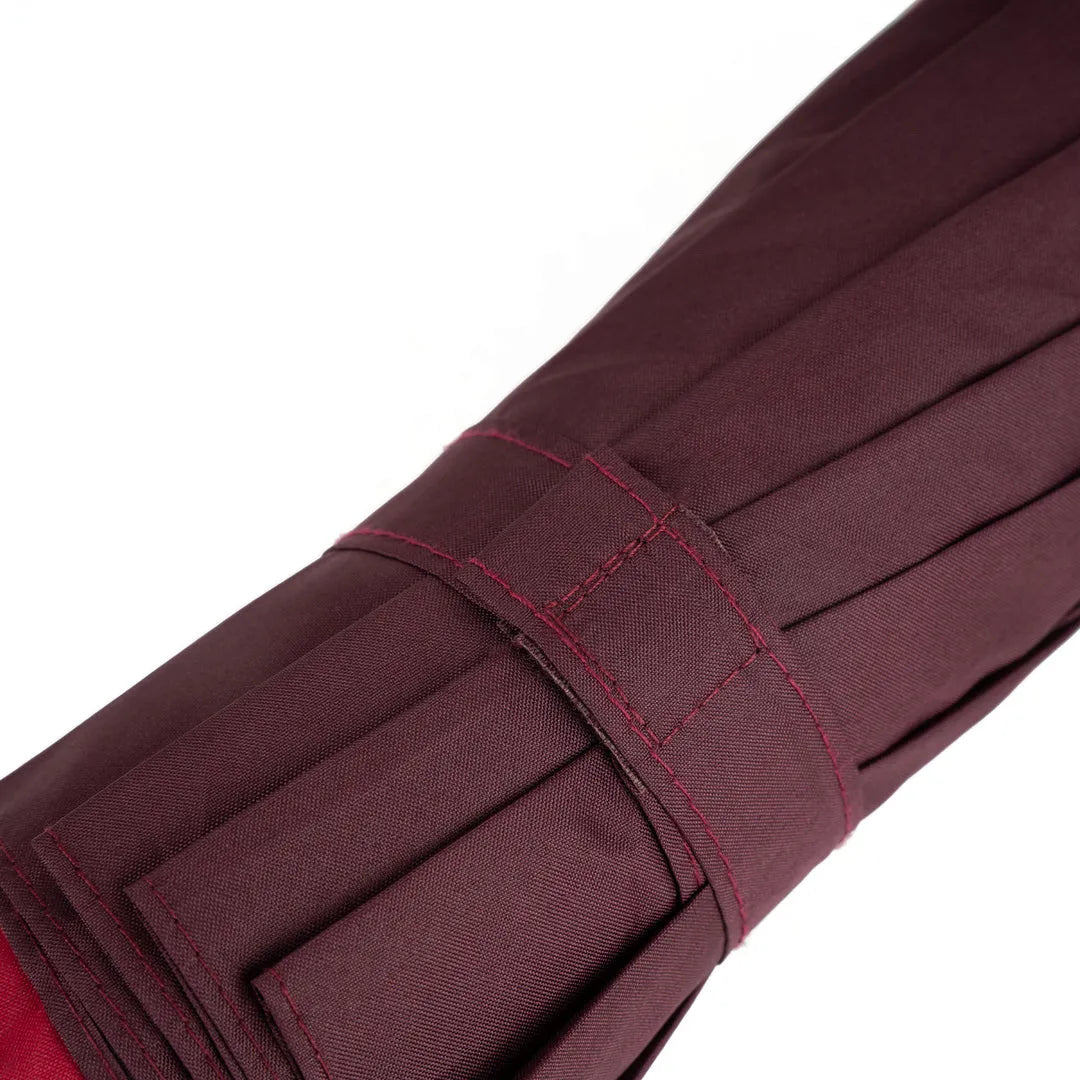 Roka Waterloo Recycled Polyester Umbrella Plum/ Cranberry-elevate your sole