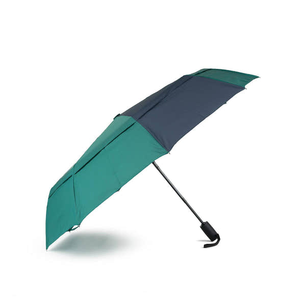 Roka Waterloo Recycled Polyester Umbrella Teal/Midnight-elevate your sole