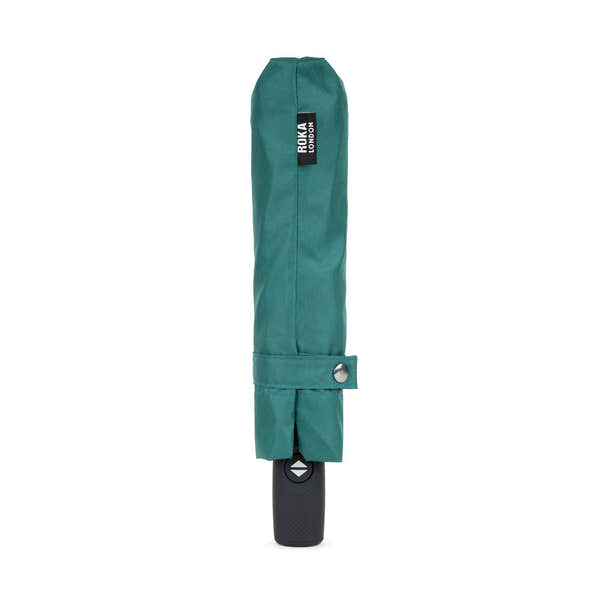 Roka Waterloo Recycled Polyester Umbrella Teal/Midnight-elevate your sole