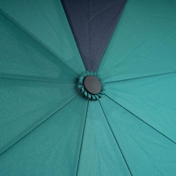 Roka Waterloo Recycled Polyester Umbrella Teal/Midnight-elevate your sole