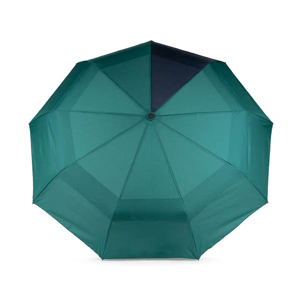 Roka Waterloo Recycled Polyester Umbrella Teal/Midnight-elevate your sole