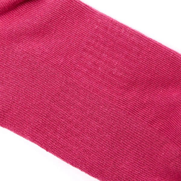 Roka Wembley Cotton Socks in Granita Red, lightweight breathable cotton, no-show length, vibrant red color.
