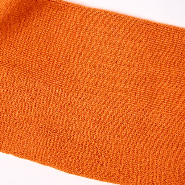 Roka Wimbledon women's cotton crew sock in burnt orange, one size, textured knit, stylish and comfortable athletic footwear accessory.