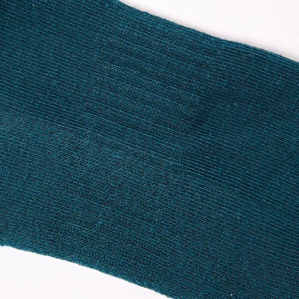 Roka Wimbledon ladies cotton crew sock in teal, one size, breathable knit fabric, comfortable athletic sock for women.