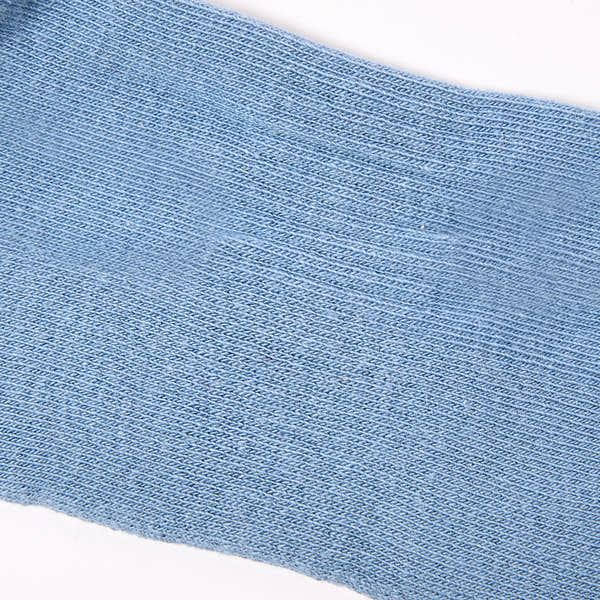 Roka Wimbledon men's cotton crew sock in light blue with Airforce branding, one size, breathable and comfortable design.