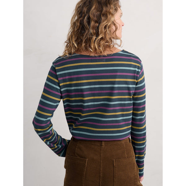 Seasalt Ladies Sailor Shirt Tri Breton Aniseed Maritime