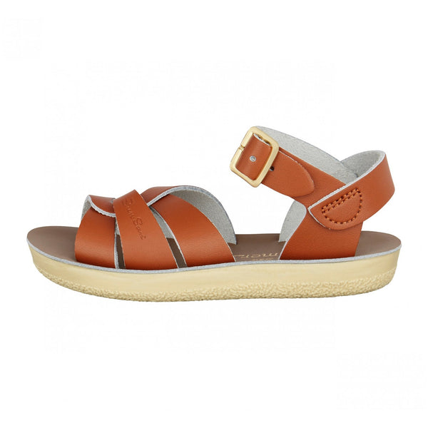 Salt-Water Swimmer Childrens Tan Leather Sandals - elevate your sole