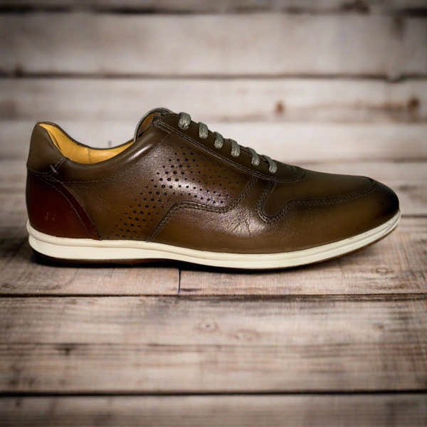 Savelli 5322 Mens Ash Brown Leather Lace Up Shoes-elevate your sole