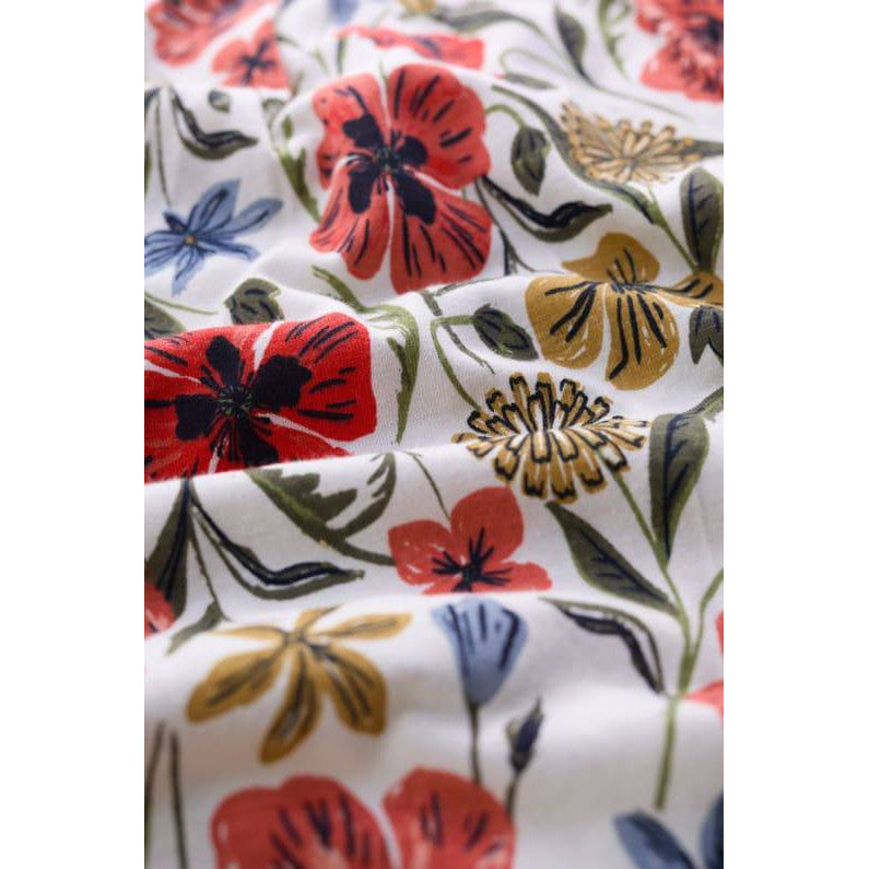 Seasalt Appletree T Shirt Folky Poppy Chalk-elevate your sole