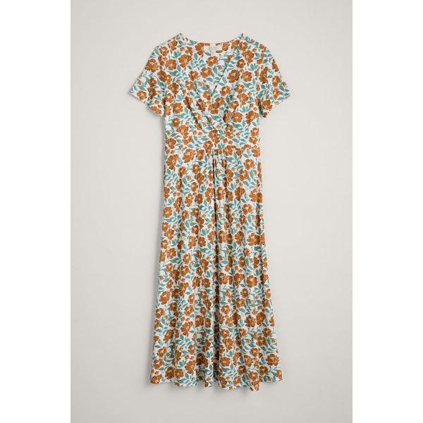 Seasalt Chapelle Dress Shadow Floral Chalk-elevate your sole