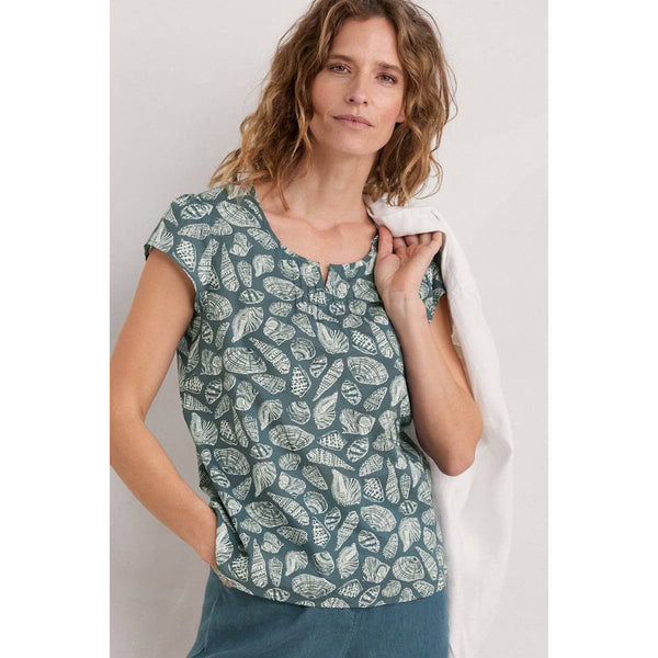 Seasalt Garden Gate Top II Pocket Shells Pool-elevate your sole