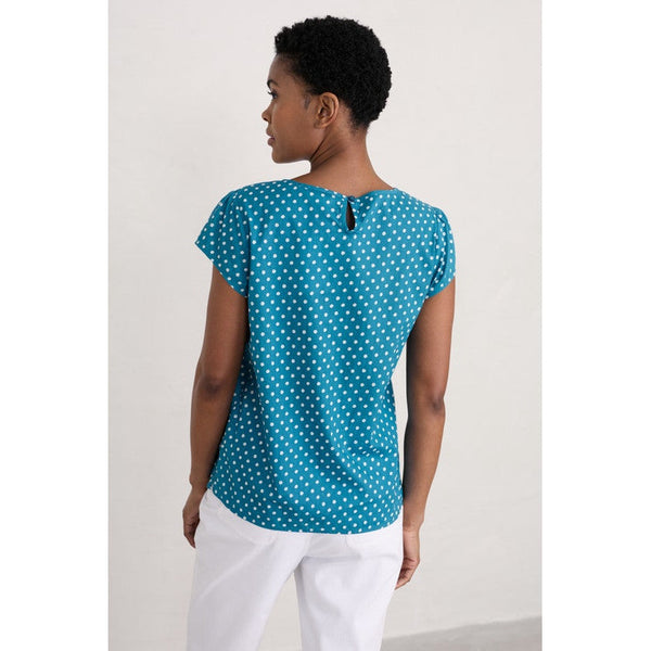 Seasalt Garden Gate Top Polka Dot Dark Paddle-elevate your sole