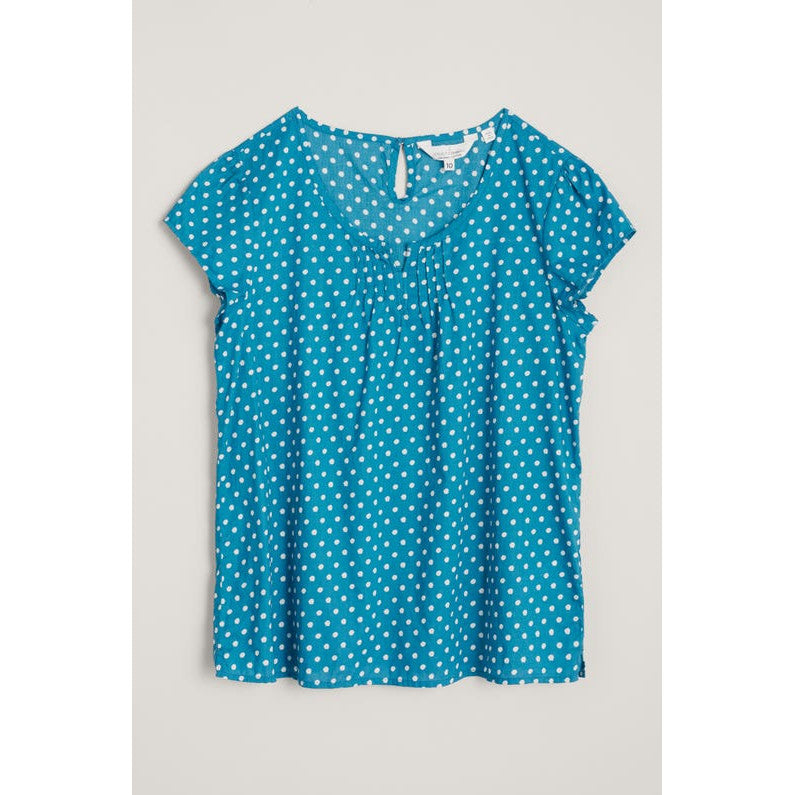 Seasalt Garden Gate Top Polka Dot Dark Paddle-elevate your sole
