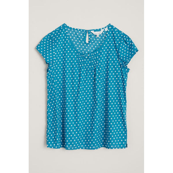 Seasalt Garden Gate Top Polka Dot Dark Paddle-elevate your sole