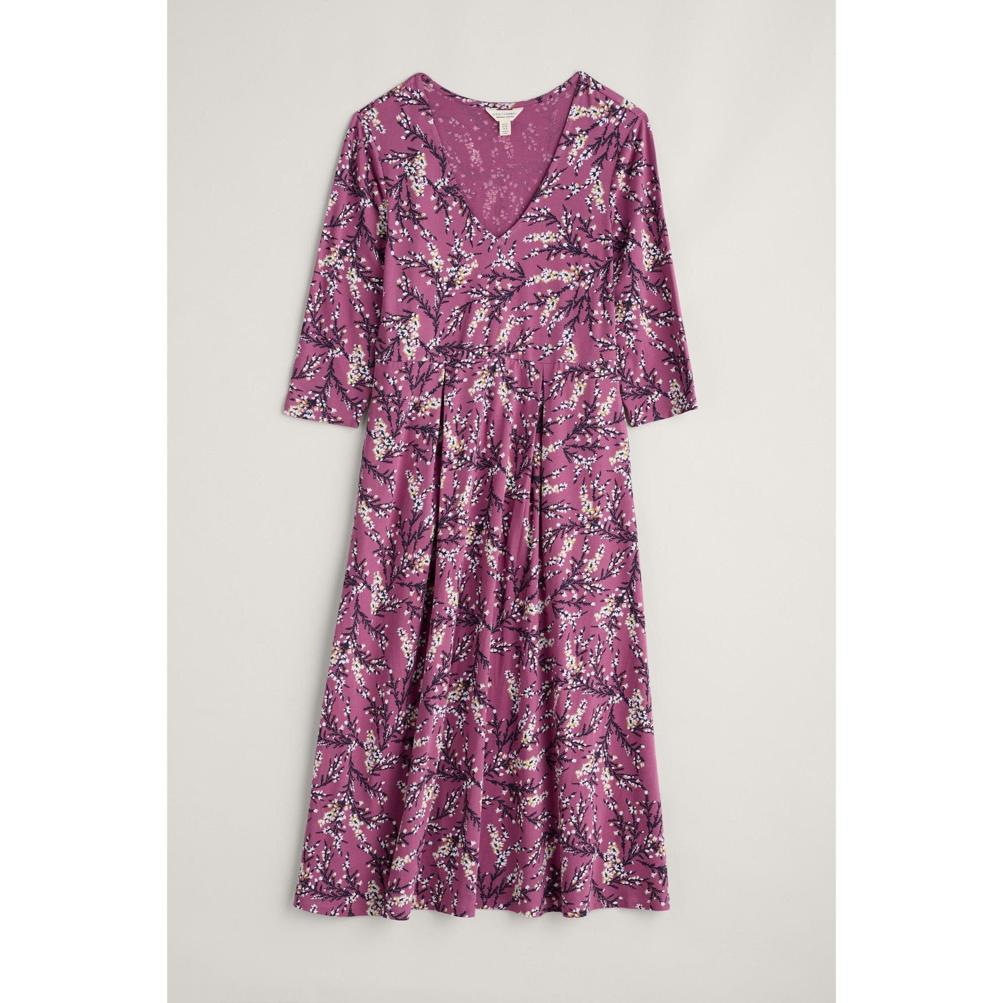 Seasalt Helena Dress Heather Sketch Buddleia-elevate your sole