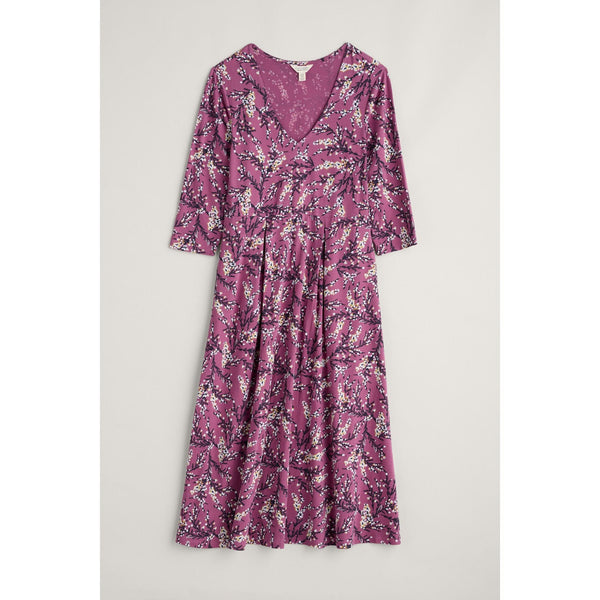 Seasalt Helena Dress Heather Sketch Buddleia-elevate your sole