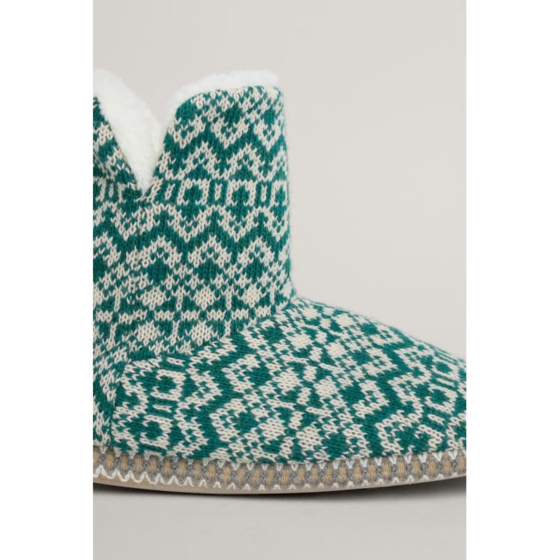 Seasalt Ladies Snooze Slipper Booties Frost Point Dark Wreckage-elevate your sole