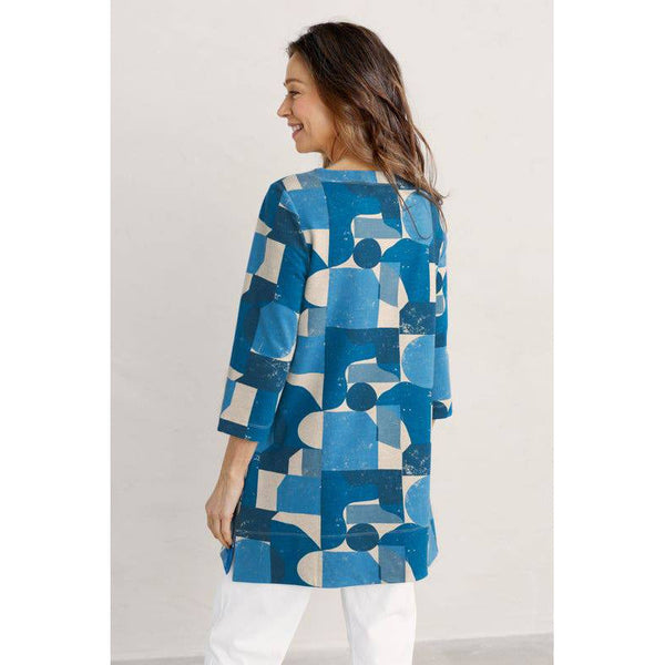 Seasalt Leaping Tunic Lamorna Abstract Clear Sky-elevate your sole
