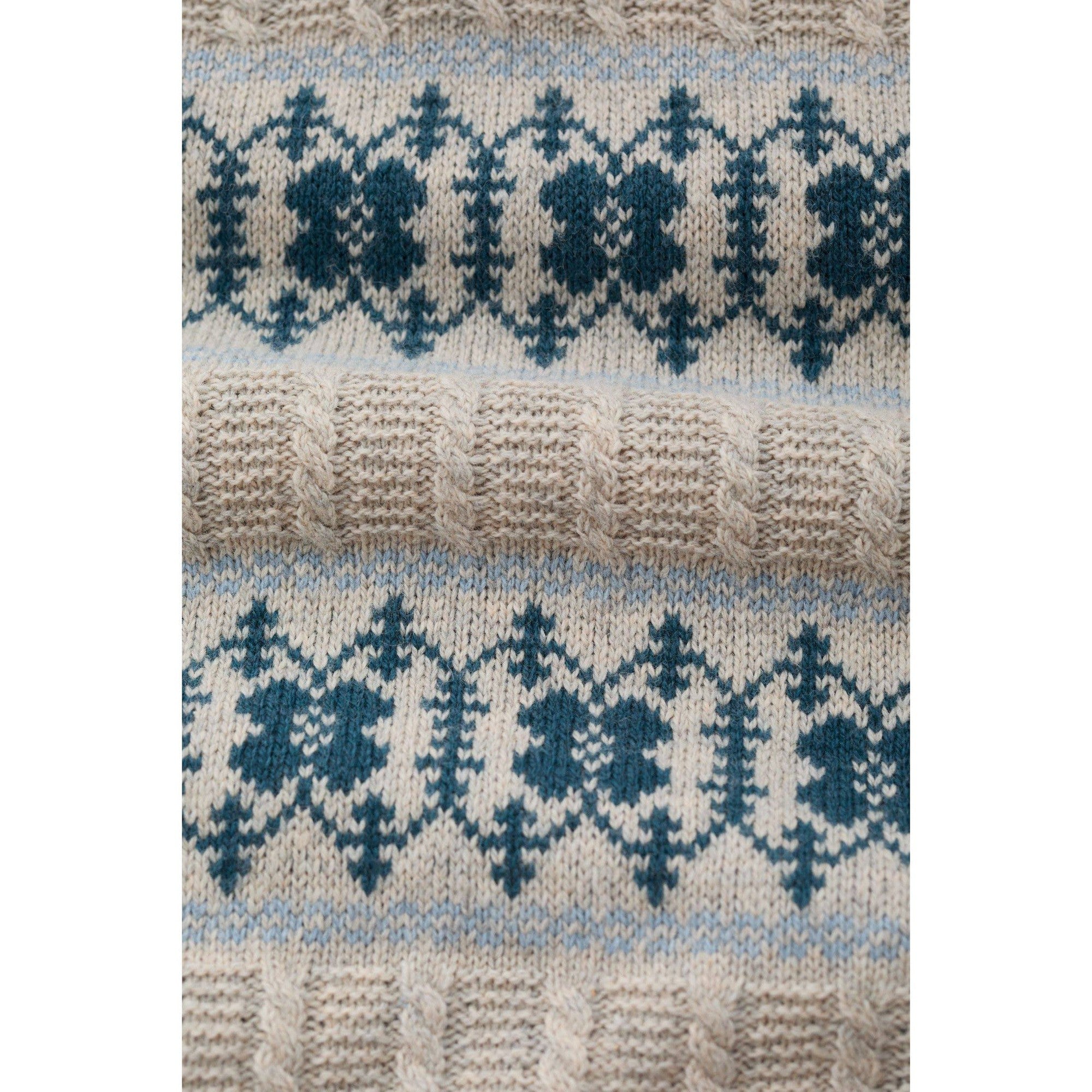 Seasalt Partridge Vest Porcelain Aran Cornflower-elevate your sole