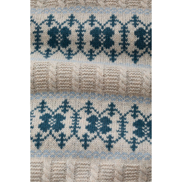 Seasalt Partridge Vest Porcelain Aran Cornflower-elevate your sole