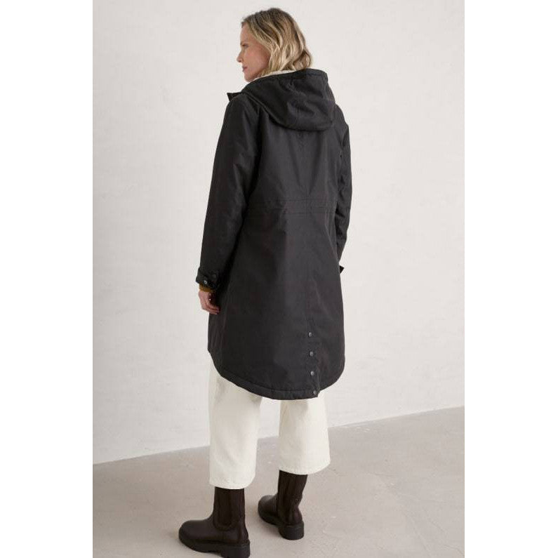 Seasalt Plant Hunter 2 Onyx Ladies Waterproof Coat-elevate your sole