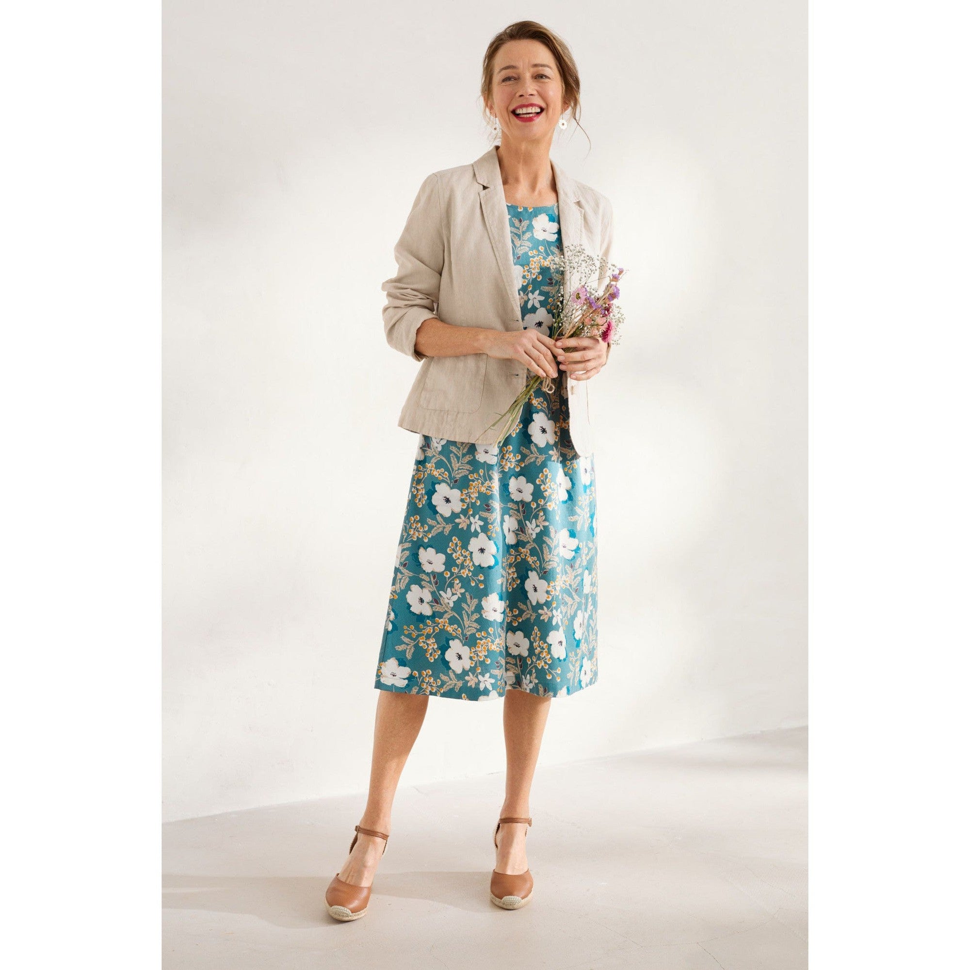 Seasalt Quick Sketch Dress Camelia Mimosa Estuary-elevate your sole