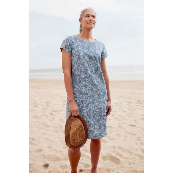 Seasalt River Cove Dress Sun Stamp Indigo-elevate your sole