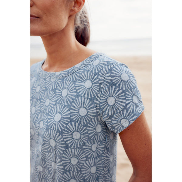 Seasalt River Cove Dress Sun Stamp Indigo-elevate your sole