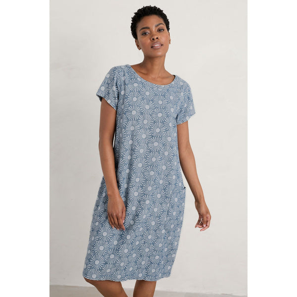 Seasalt River Cove Dress Sun Stamp Indigo-elevate your sole