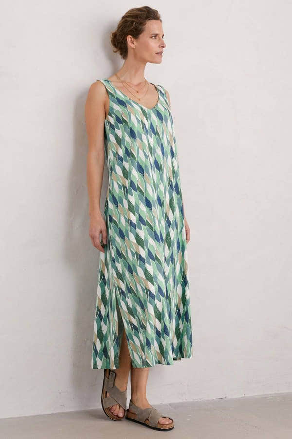 Seasalt Rosa Dress Water Leaves Bird Egg-elevate your sole