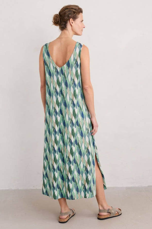 Seasalt Rosa Dress Water Leaves Bird Egg-elevate your sole