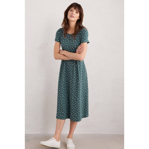 Seasalt S/S Veronica Dress Little Sponge Spot Pool-elevate your sole