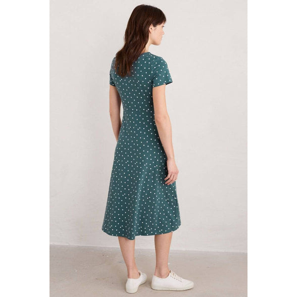 Seasalt S/S Veronica Dress Little Sponge Spot Pool-elevate your sole