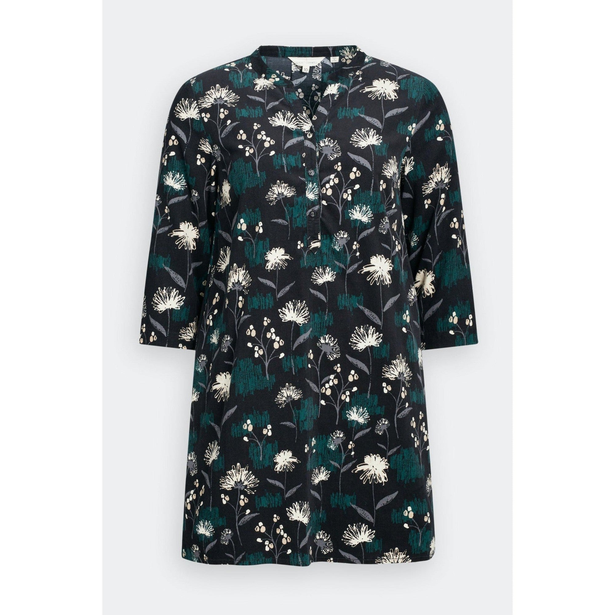 Seasalt South Terrace Tunic Thrift Sketch Black - elevate your sole