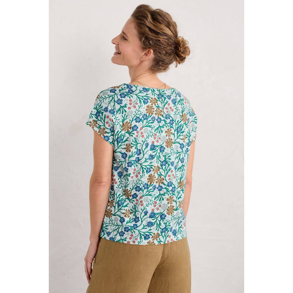 Seasalt Studio Glass Top Creekside Floral Chalk-elevate your sole