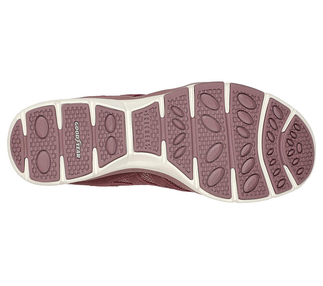 Skechers 104224 Gratis Gratitude Sleek Era Ladies Plum Slip On Trainers-elevate your sole
