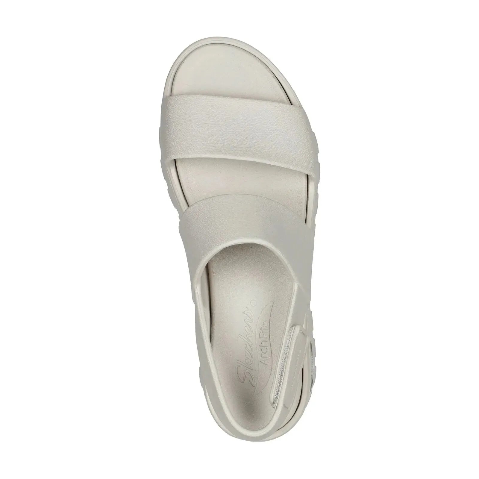Skechers 111380 Arch Fit Footsteps Day Dream Ladies Natural EVA Arch Support Touch Fastening Sandals-elevate your sole