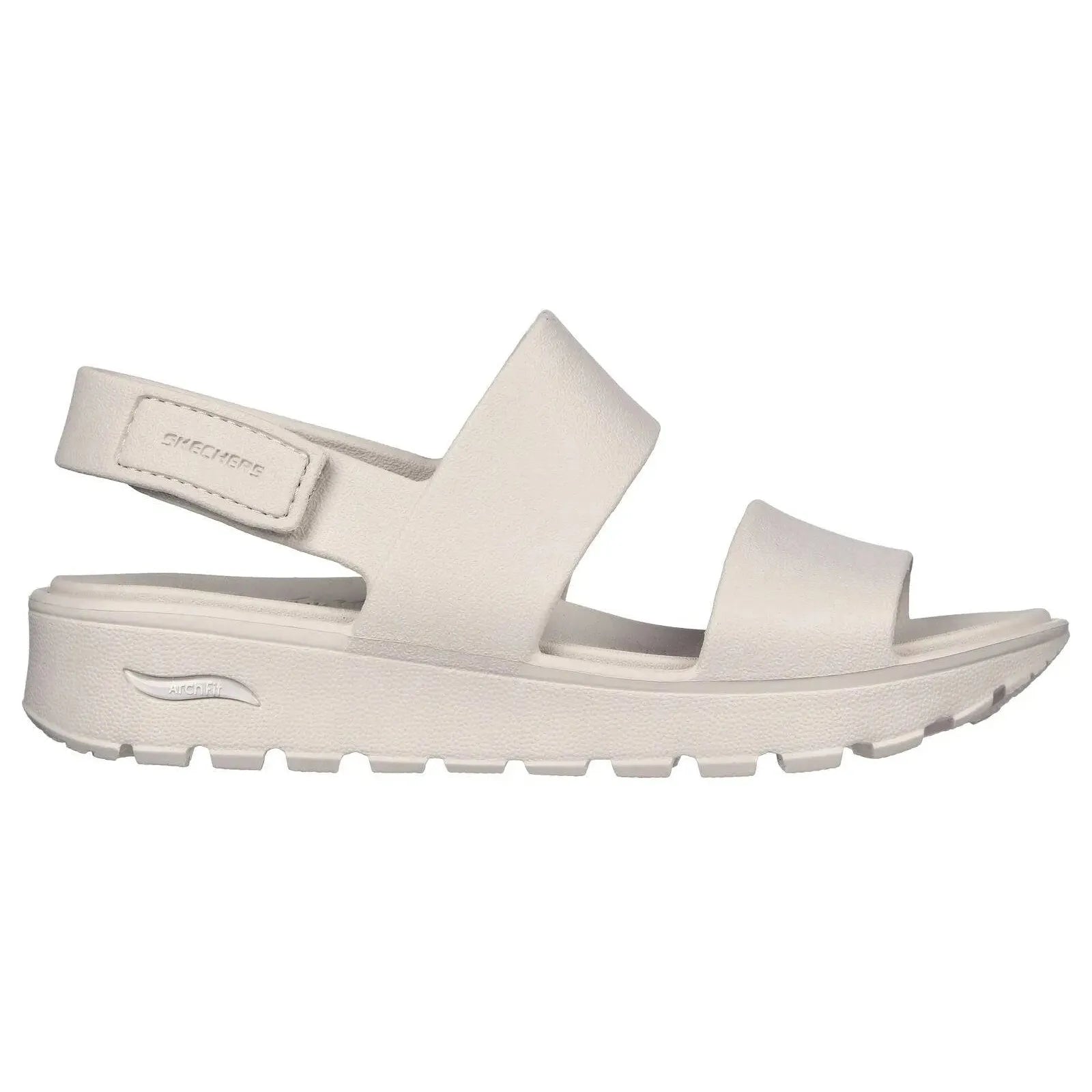 Skechers 111380 Arch Fit Footsteps Day Dream Ladies Natural EVA Arch Support Touch Fastening Sandals-elevate your sole