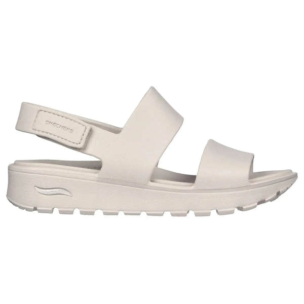 Skechers 111380 Arch Fit Footsteps Day Dream Ladies Natural EVA Arch Support Touch Fastening Sandals-elevate your sole