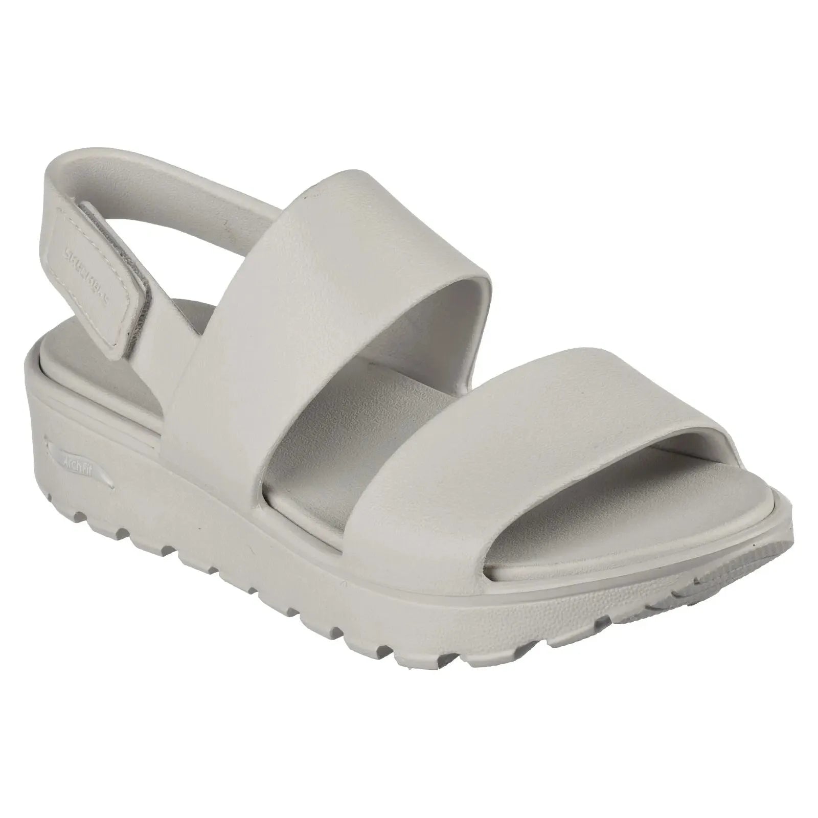 Skechers 111380 Arch Fit Footsteps Day Dream Ladies Natural EVA Arch Support Touch Fastening Sandals-elevate your sole