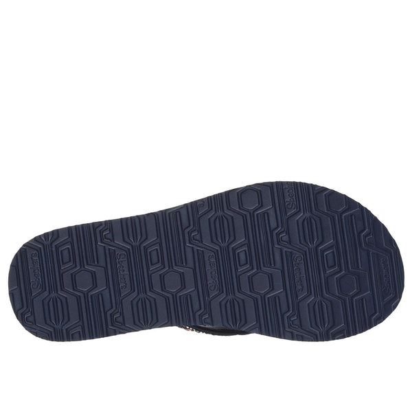 Skechers 119660 Meditation - Butterfly Garden Ladies Navy Vegan Sandals-elevate your sole