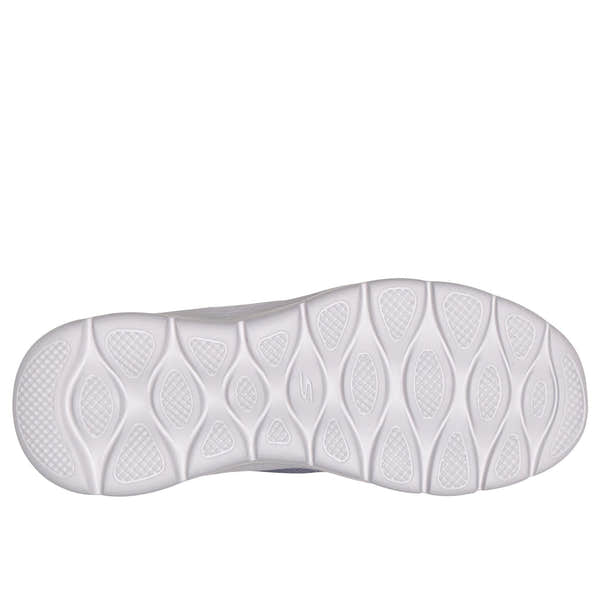 Skechers 124836 Go Walk Flex - Grand Entry Ladies Charcoal Textile Trainers, sole and tread view.