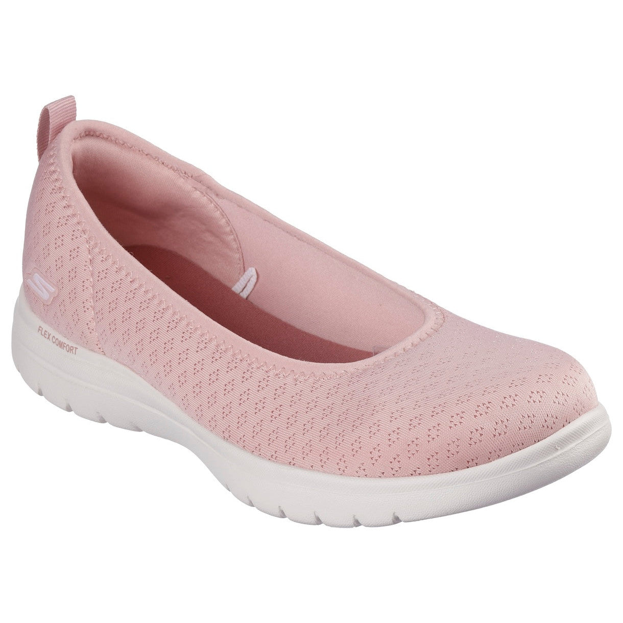 Skechers 138360 On-The-Go Flex - Siena Ladies Blush Pink Textile Vegan Slip Ons-elevate your sole
