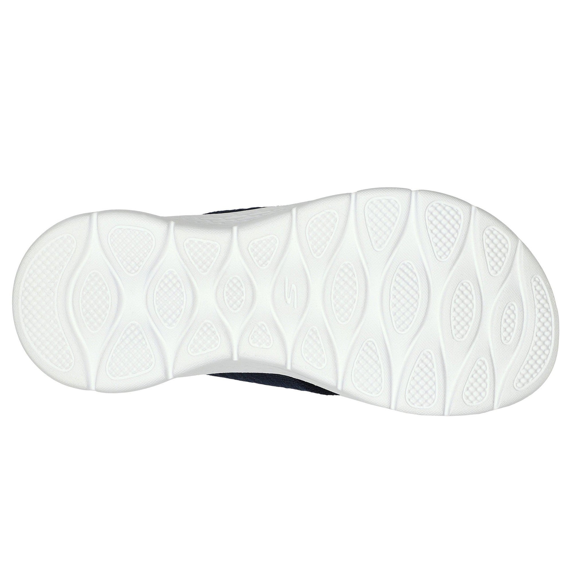 Skechers 141404 Go Walk Flex Sandal - Splendo Ladies Navy Textile Water Resistant Vegan Thong Sandals-elevate your sole