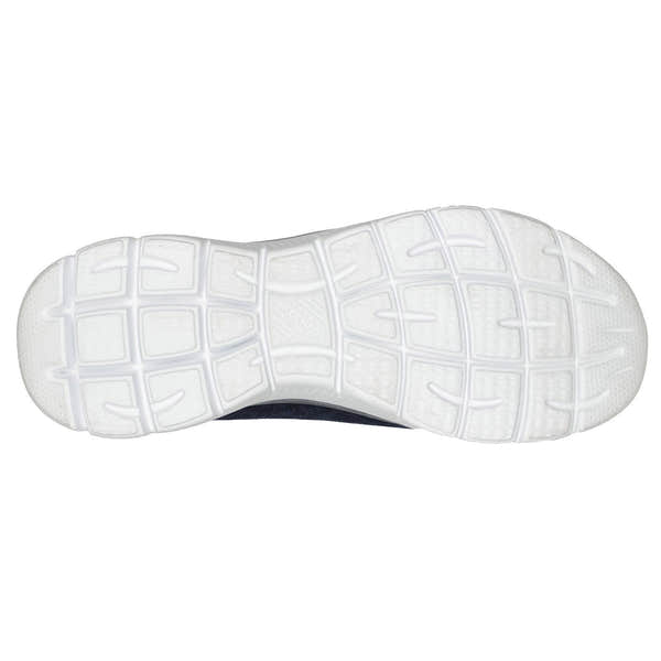 Skechers 149936 Summits Good Taste Ladies Navy Blue Textile Vegan Elasticated Trainers-elevate your sole