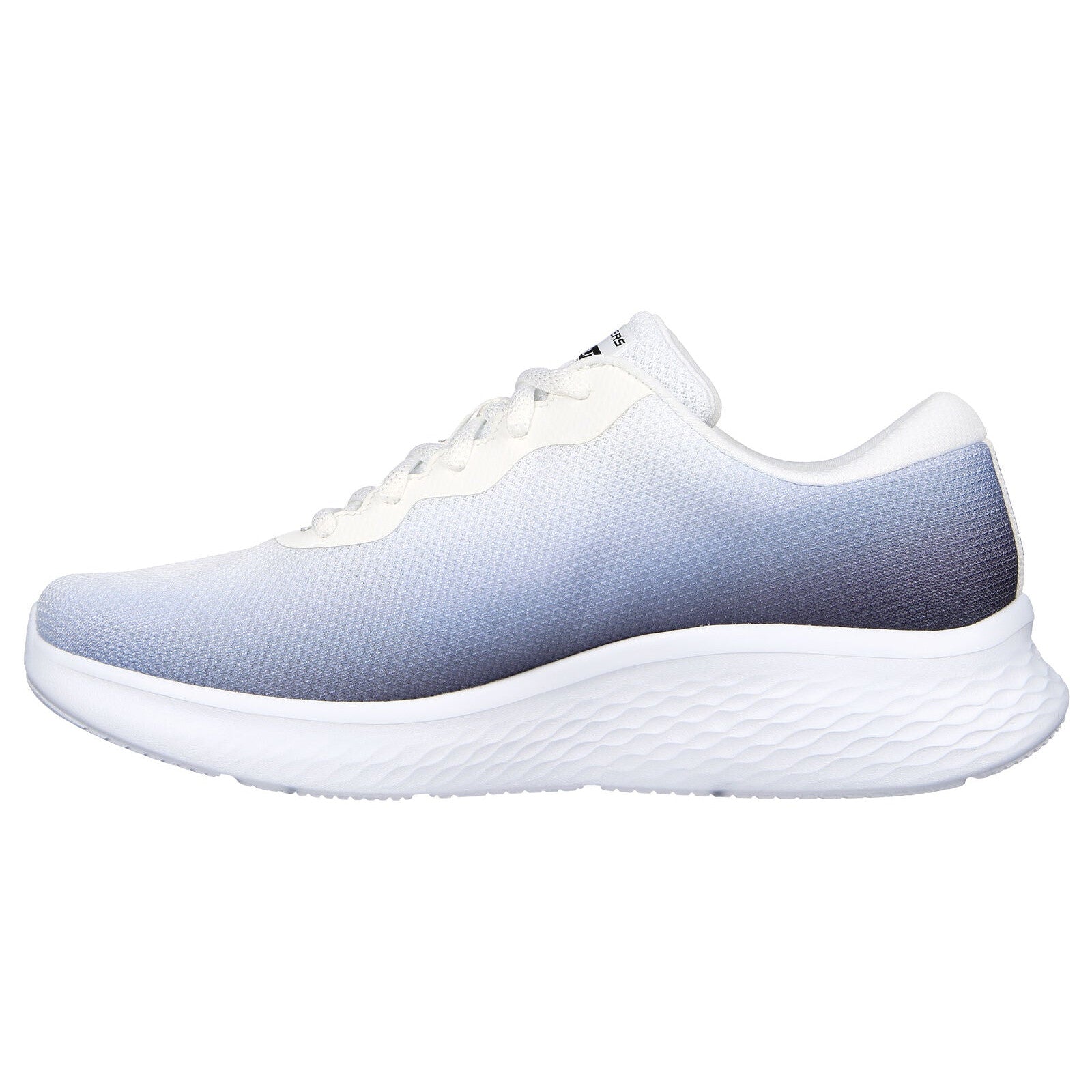 Skechers 149995 Skech Lite Pro Fade Out Ladies White And Black Textile Vegan Lace Up Trainers-elevate your sole
